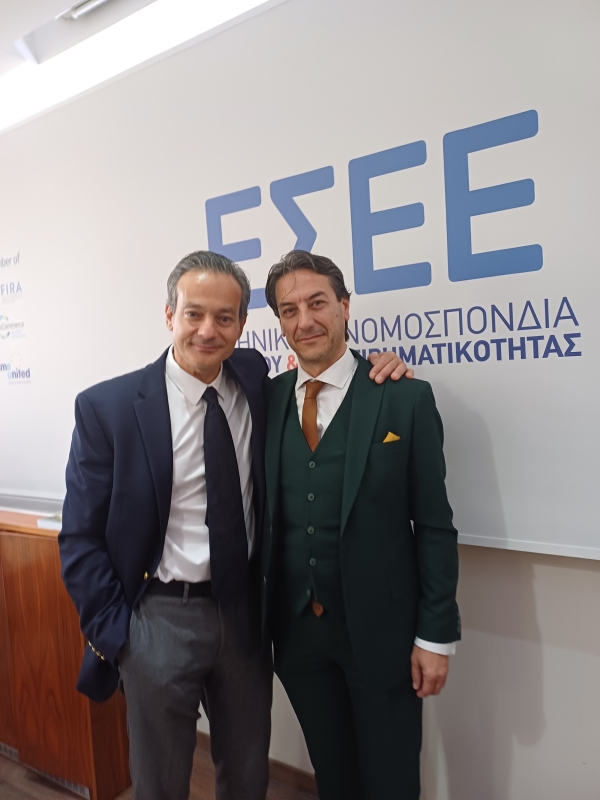 ΕΥΧΑΡΙΣΤΗΡΙΟ ΜΗΝΥΜΑ ΤΟΥ ΠΡΟΕΔΡΟΥ ΤΟΥ ΕΣΛ ΓΙΑ ΤΗΝ ΕΚΛΟΓΗ ΤΟΥ ΣΤΗ ΘΕΣΗ ΤΟΥ Γ ΑΝΤΙΠΡΟΕΔΡΟΥ ΣΤΗΝ ΕΣΕΕ